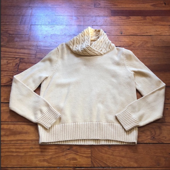 EUC VTG 80s Canary Yellow Knit Jeanne Pierre Sweater - Picture 4 of 14